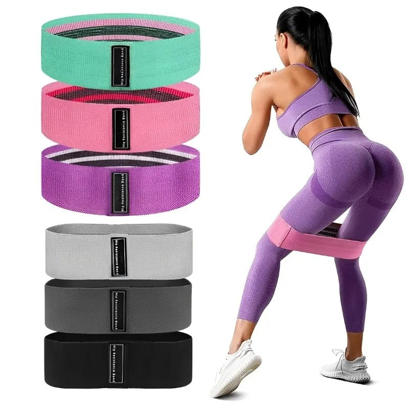 Yoga Fitness Resistance Band - 3 szt. Gumowe taśmy oporowe do