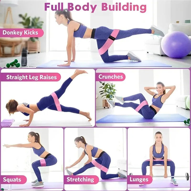 3 szt. Gumowe taśmy oporowe do – Yoga Fitness Resistance Band recenzja i cena
