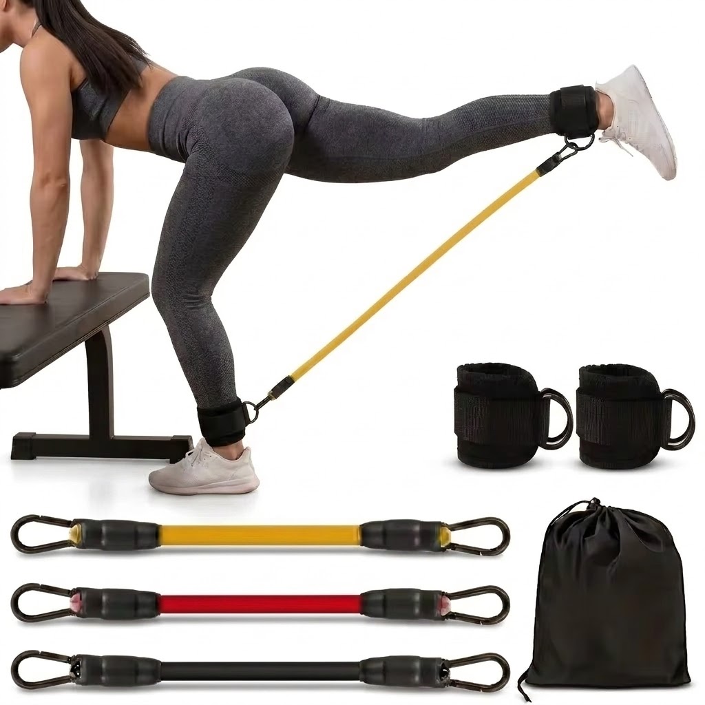 5-częściowy zestaw taśm oporow – Yoga Fitness Resistance Band recenzja i cena