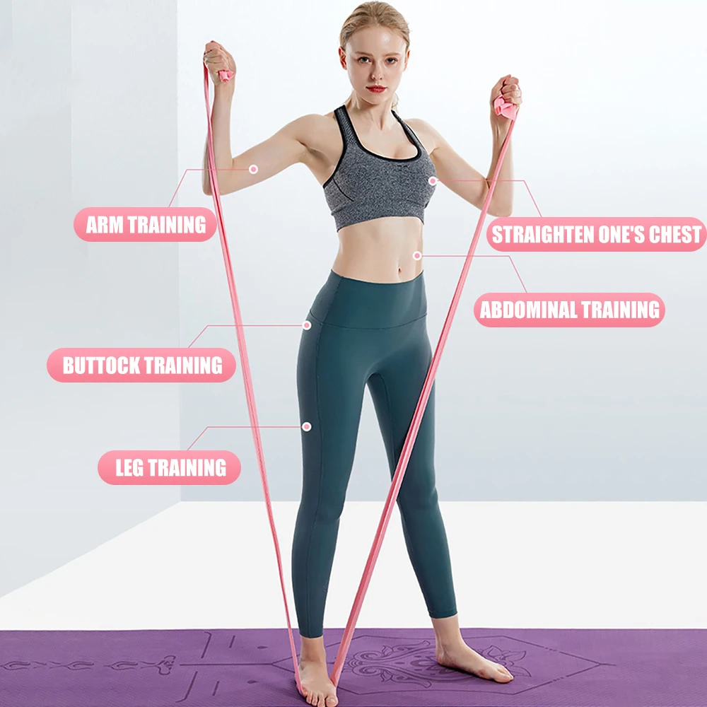 Długość 200 cm, elastyczna taś – Yoga Fitness Resistance Band recenzja i cena